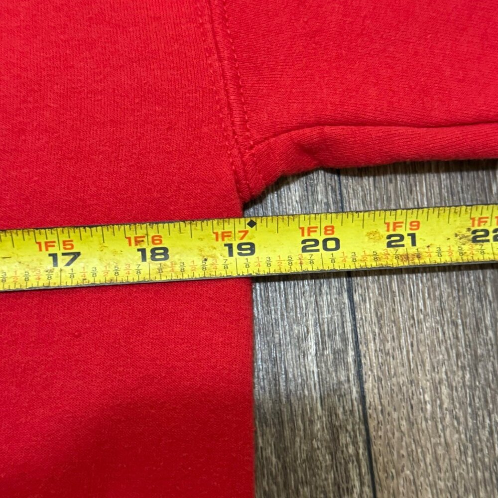 VTG Advice from a Ladybug Sweatshirt Men's Small Red Heavy Blend Grandma Y2K 00s - Picture 8 of 9